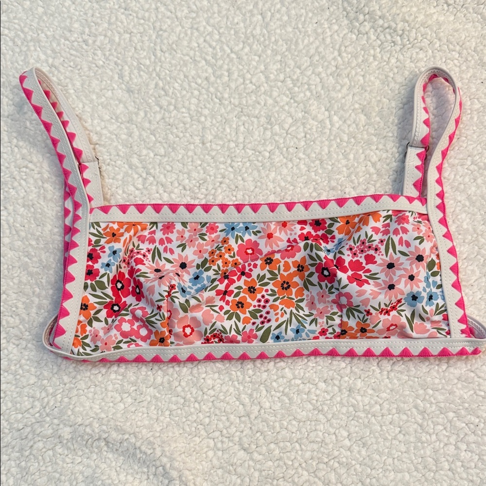 SHEIN Floral Multicolor Bikini Top